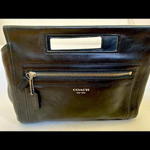 Coach soft leather handheld bag